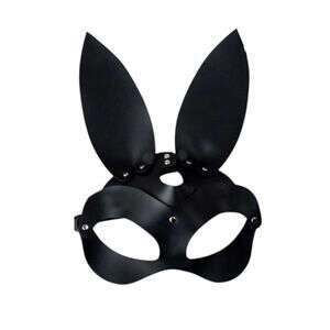 Leather Bunny Mask